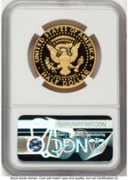 2014-W 50C Gold JFK 50th Anniversary Brown Label Proof Kennedy Half Dollar NGC PR70