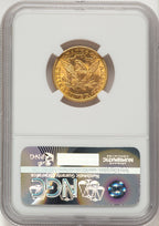1901 $5 Liberty Half Eagle NGC MS65