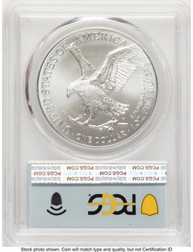 2026 Silver Eagle FDI Flag PCGS MS70