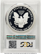 2013-W Proof Silver Eagle 1 oz Blue Gradient PCGS PR70
