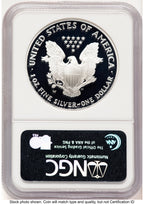 2006-W Proof Silver Eagle 1 oz Brown Label NGC PF70