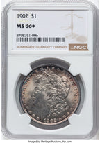 1902 Morgan Dollar NGC MS66+
