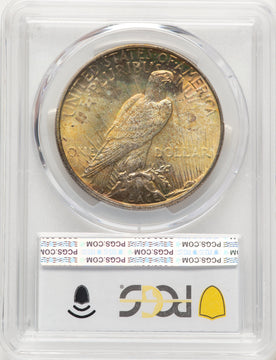 1934 Peace Dollar PCGS MS66