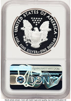 2017-W Proof Silver Eagle 1 oz Brown Label NGC PF70