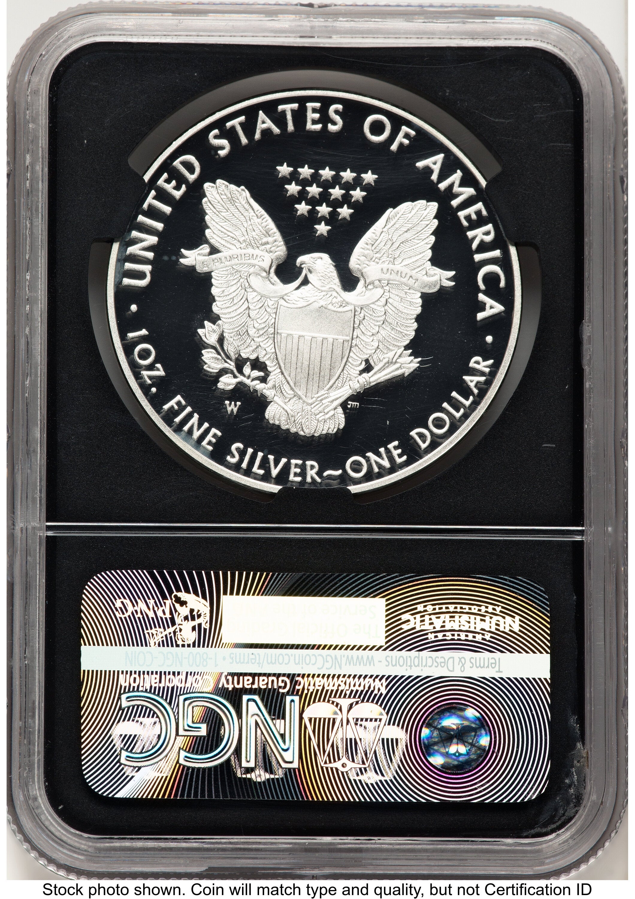 2016-W Proof Silver Eagle 1 oz FDI Mike Castle NGC PF70