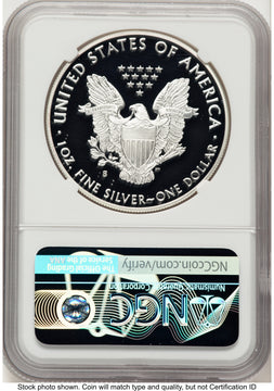 2018-S Proof Silver Eagle Limited Edition Proof Set 1 oz ER John Reagan Bust Art NGC PF70 Mercanti