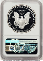 2018-S Proof Silver Eagle Limited Edition Proof Set 1 oz ER John Reagan Bust Art NGC PF70 Mercanti
