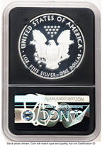 2019-W Proof Silver Eagle 1 oz FDI John NGC PF70 Mercanti