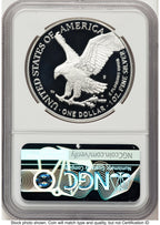2021-S TY2 Proof Silver Eagle 1 oz 2022 US Mint Releases Mike Castle NGC PF70