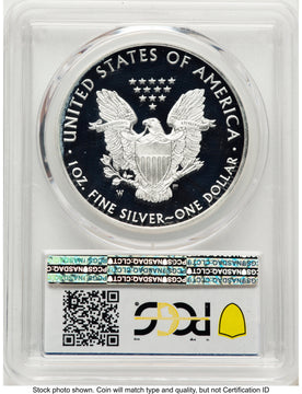 2016-W Proof Silver Eagle 1 oz WP Mint Hoard Struck at West Point Label PCGS PR70