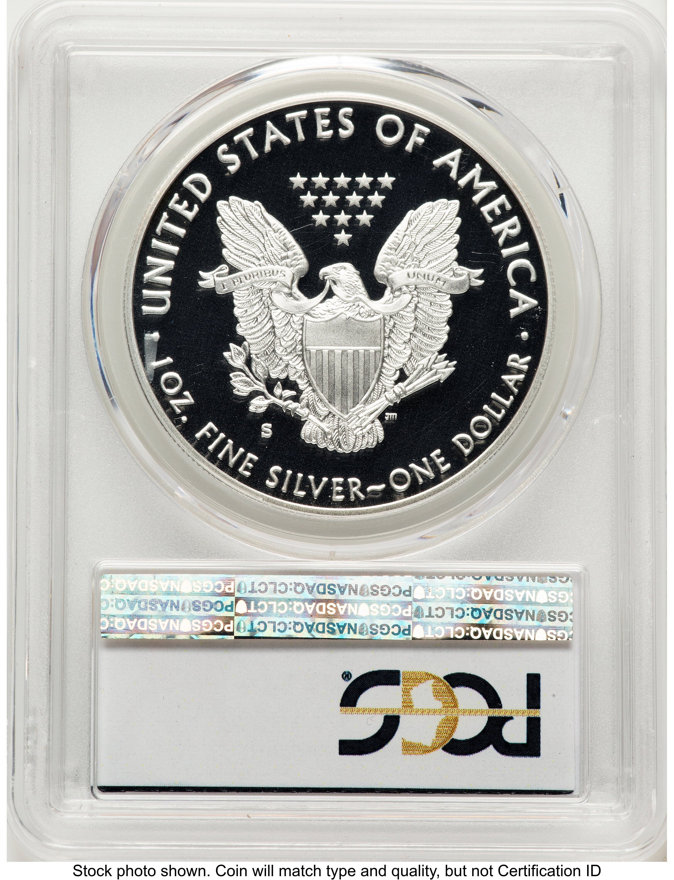 2017-S Proof Silver Eagle Congratulations Set 1 oz FS Congratulations Set Label Denver PCGS PR70