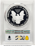 2020-W Proof Silver Eagle V75 Privy 1 oz Blue Gradient PCGS PR70