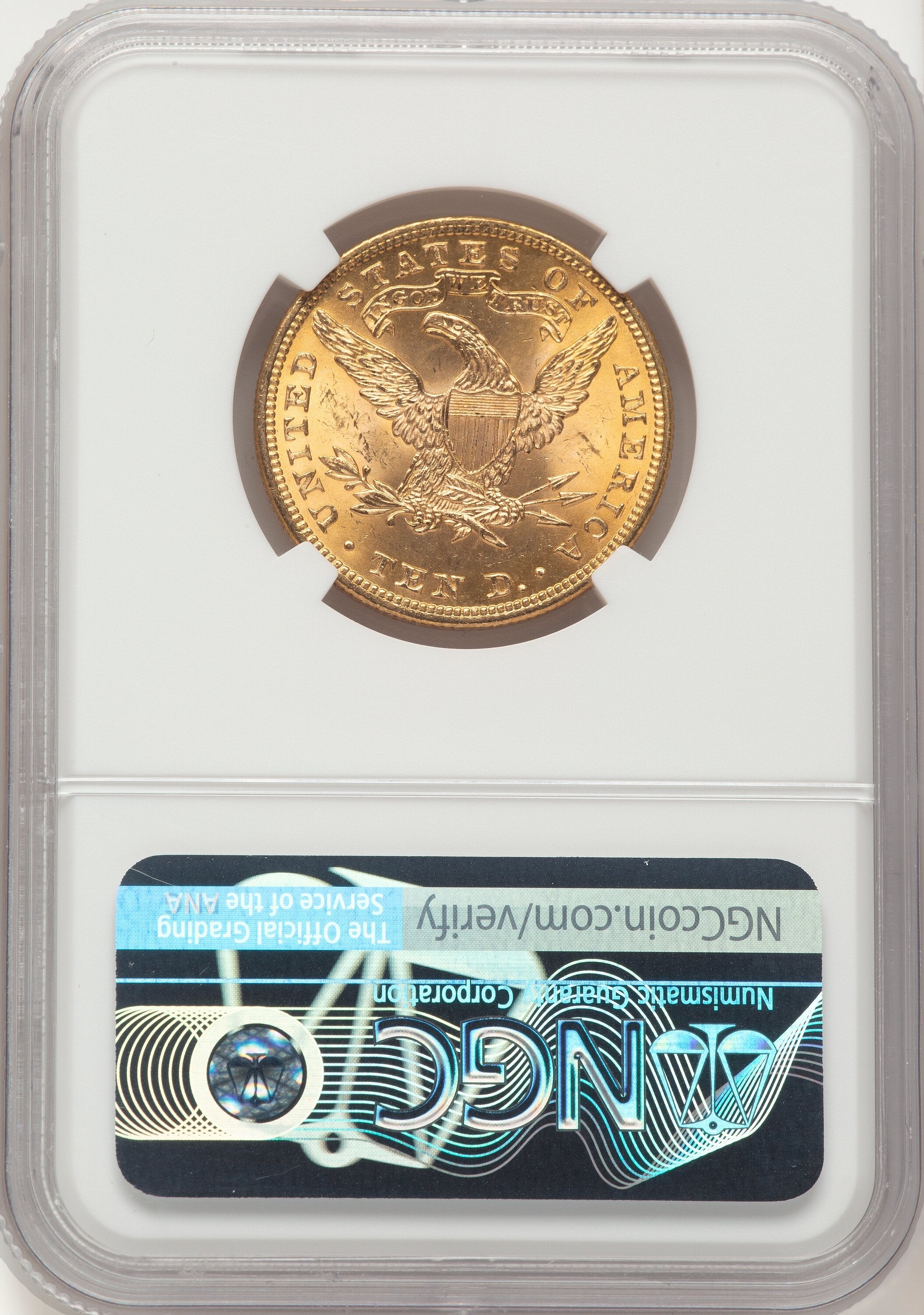 1901 $10 Liberty Eagle NGC MS65+