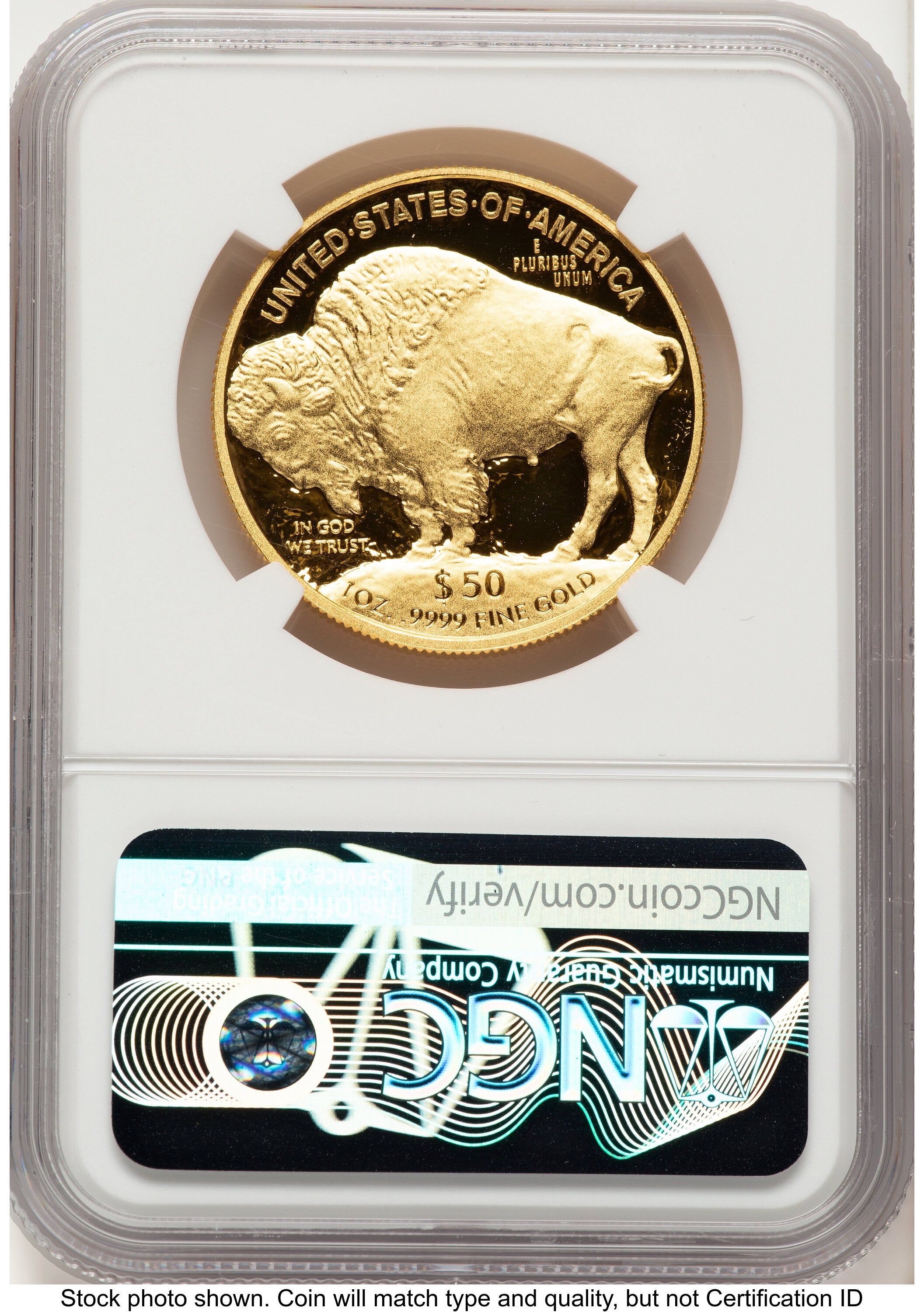 2019-W Proof Gold Buffalo 1 oz Brown Label NGC PF70