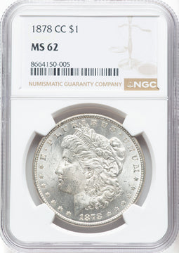 1878-CC Morgan Dollar NGC MS62