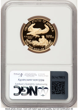 2021-W Type 1 Proof Gold Eagle 1/2 oz Kenneth Bressett Red Book NGC PF70