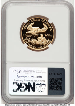 2015-W Proof Gold Eagle 1/2 oz Kenneth Bressett Red Book NGC PF70