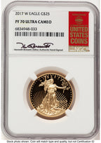 2017-W Proof Gold Eagle 1/2 oz Kenneth Bressett Red Book NGC PF70