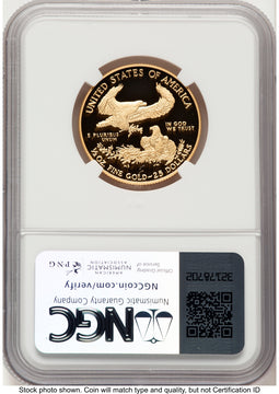 2018-W Proof Gold Eagle 1/2 oz Kenneth Bressett Red Book NGC PF70