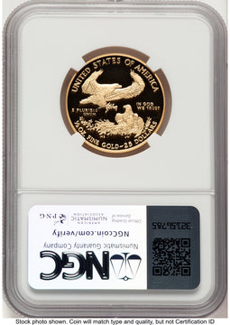 2020-W Proof Gold Eagle 1/2 oz Kenneth Bressett Red Book NGC PF70