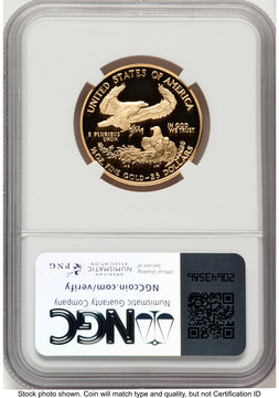 2007-W Proof Gold Eagle 1/2 oz ER Kenneth Bressett Red Book NGC PF70