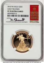 2010-W Proof Gold Eagle 1/2 oz ER Kenneth Bressett Red Book NGC PF70