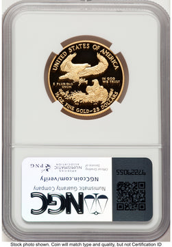 2010-W Proof Gold Eagle 1/2 oz ER Kenneth Bressett Red Book NGC PF70