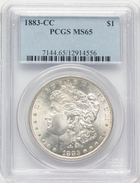 1883-CC Morgan Dollar PCGS MS65