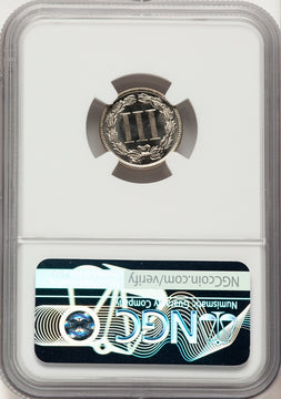 1884 3CN CA Proof Three Cent Nickel NGC PR67