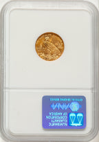 1911 $2.50 Indian Quarter Eagle NGC MS63