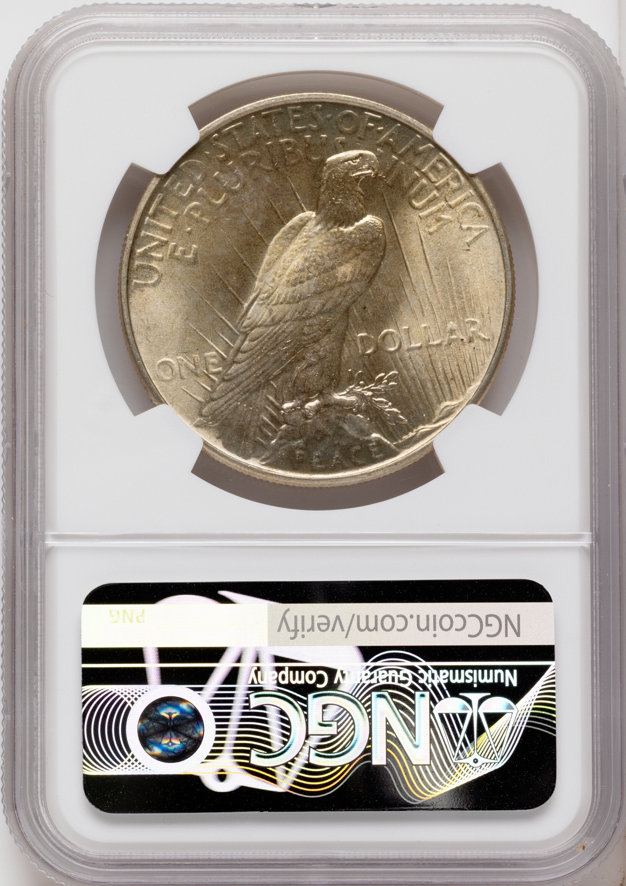1934 Peace Dollar NGC MS66