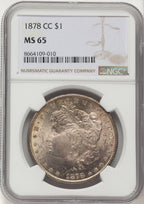 1878-CC Morgan Dollar NGC MS65