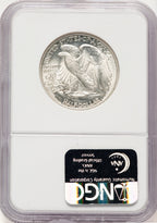 1916-D 50C Walking Liberty Half Dollar NGC MS62