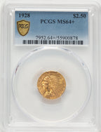 1928 $2.50 Indian Quarter Eagle PCGS MS64+