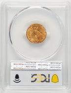 1914-D $2.50 CAC Indian Quarter Eagle PCGS MS63