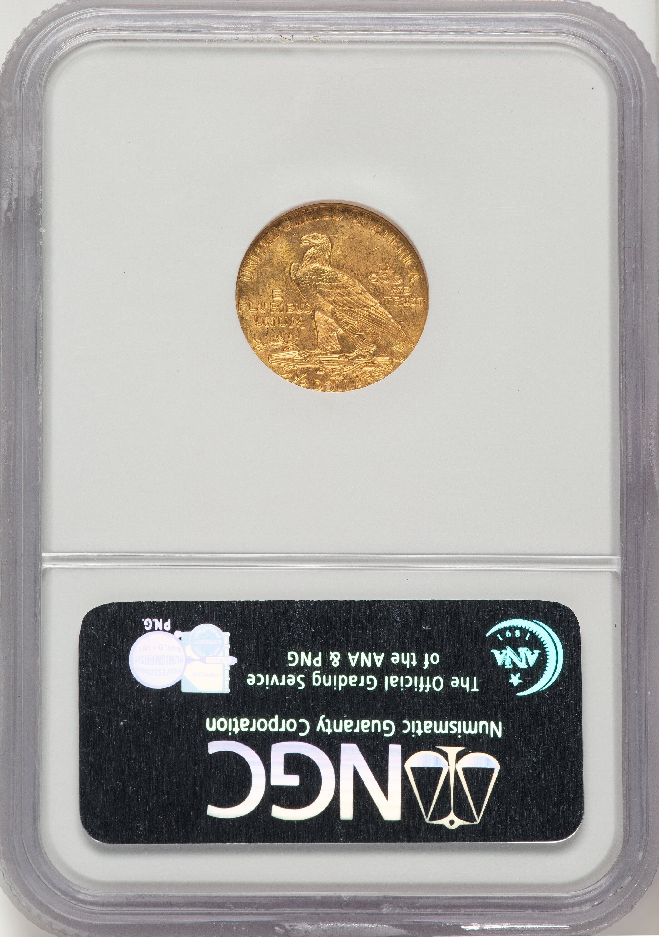 1927 $2.50 Indian Quarter Eagle NGC MS65