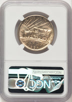 1934-D 50C Oregon Commemorative Silver NGC MS67