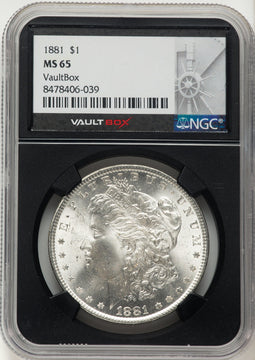 1881 Morgan Dollar NGC MS65