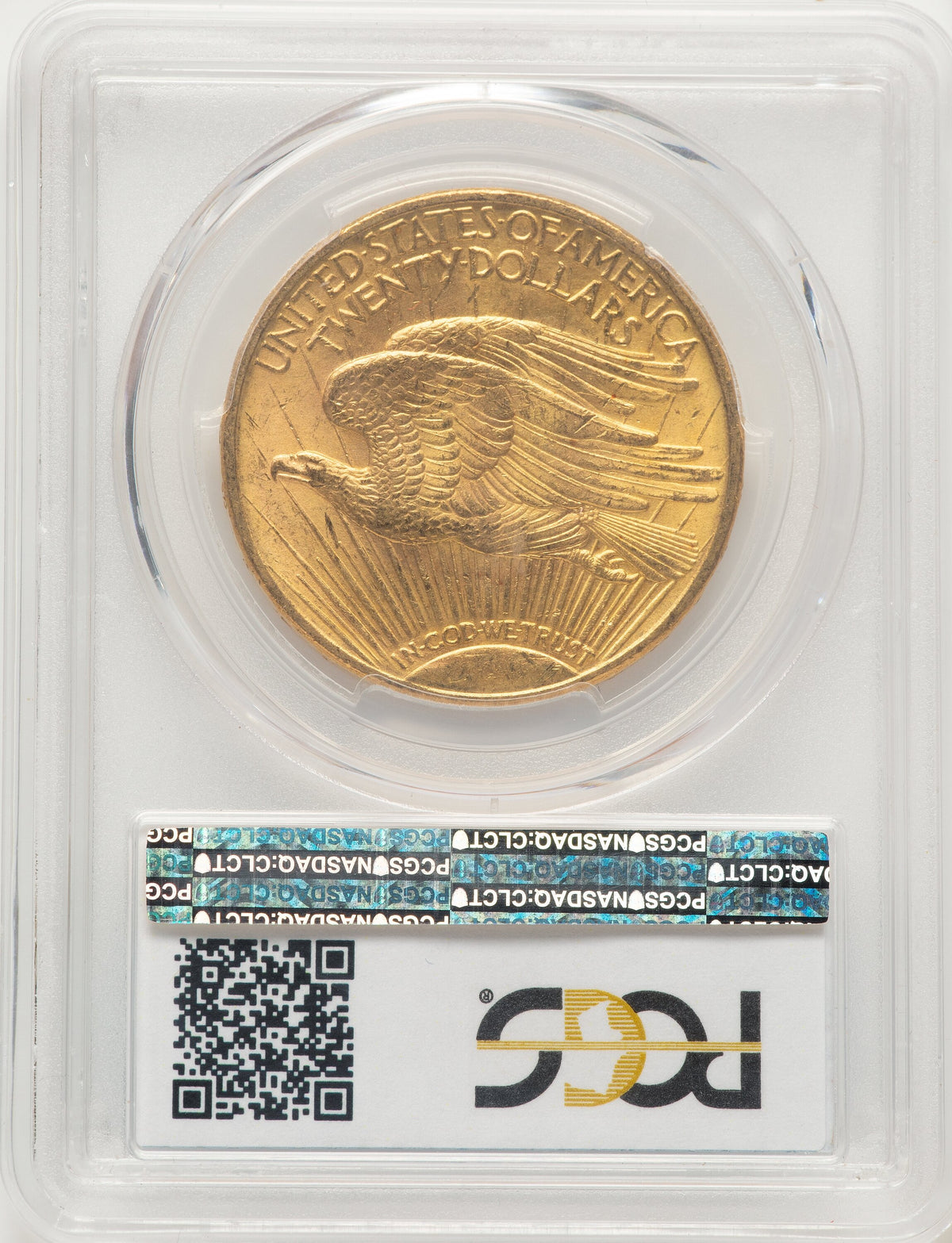 1908 $20 MOTTO Saint-Gaudens Double Eagle PCGS MS62