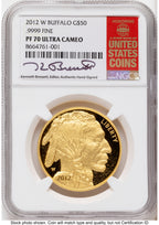 2012-W Proof Gold Buffalo 1 oz 1.00 oz Kenneth Bressett Red Book NGC PF70