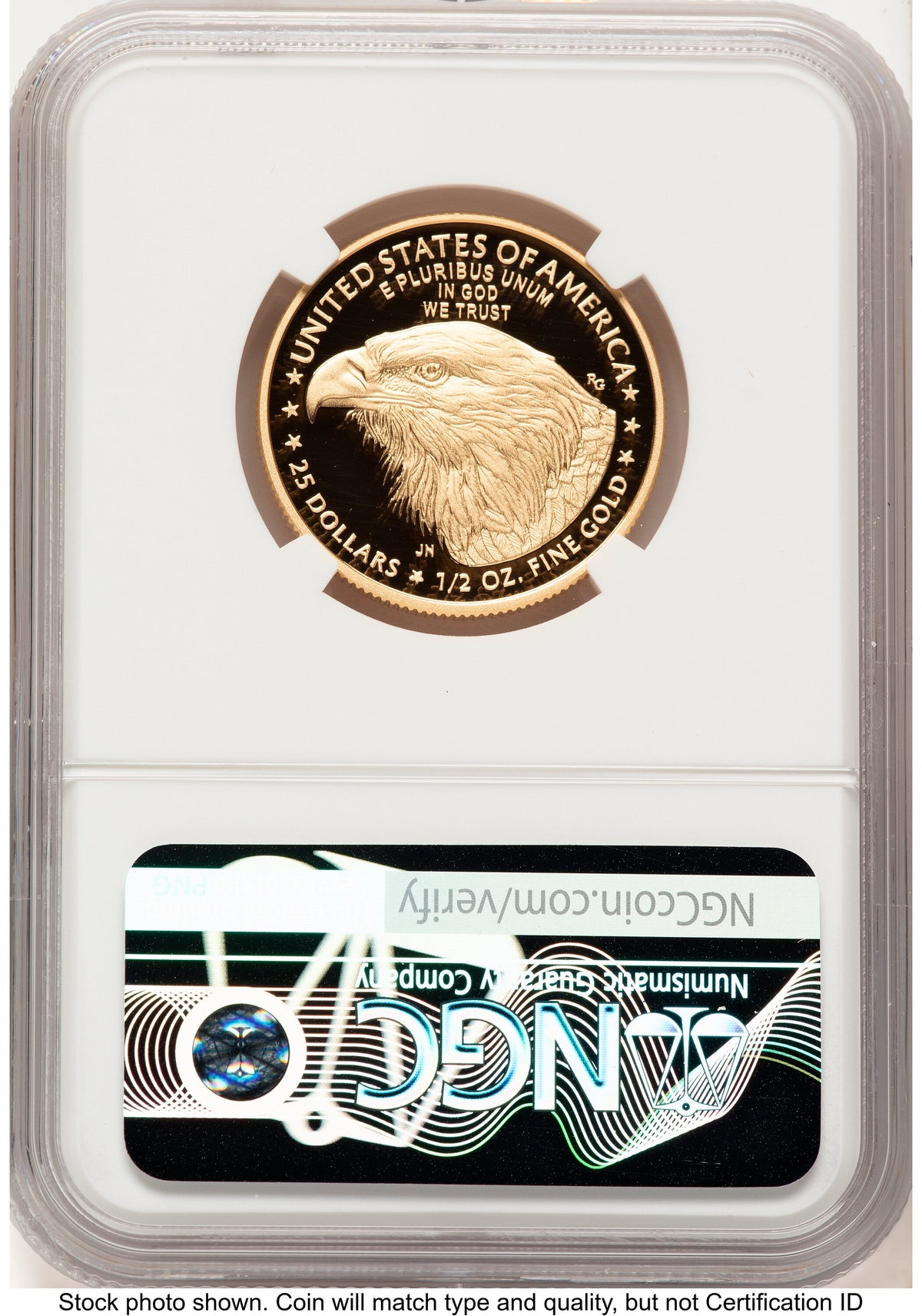 2025-W Proof Gold Eagle 1/2 oz FDI 1ST NGC PF70