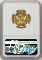 1834 $5 PLAIN 4 Classic Half Eagle NGC MS62