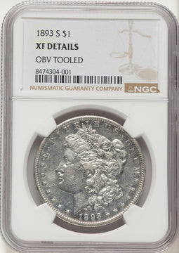 1893-S Morgan Dollar Details NGC XF40