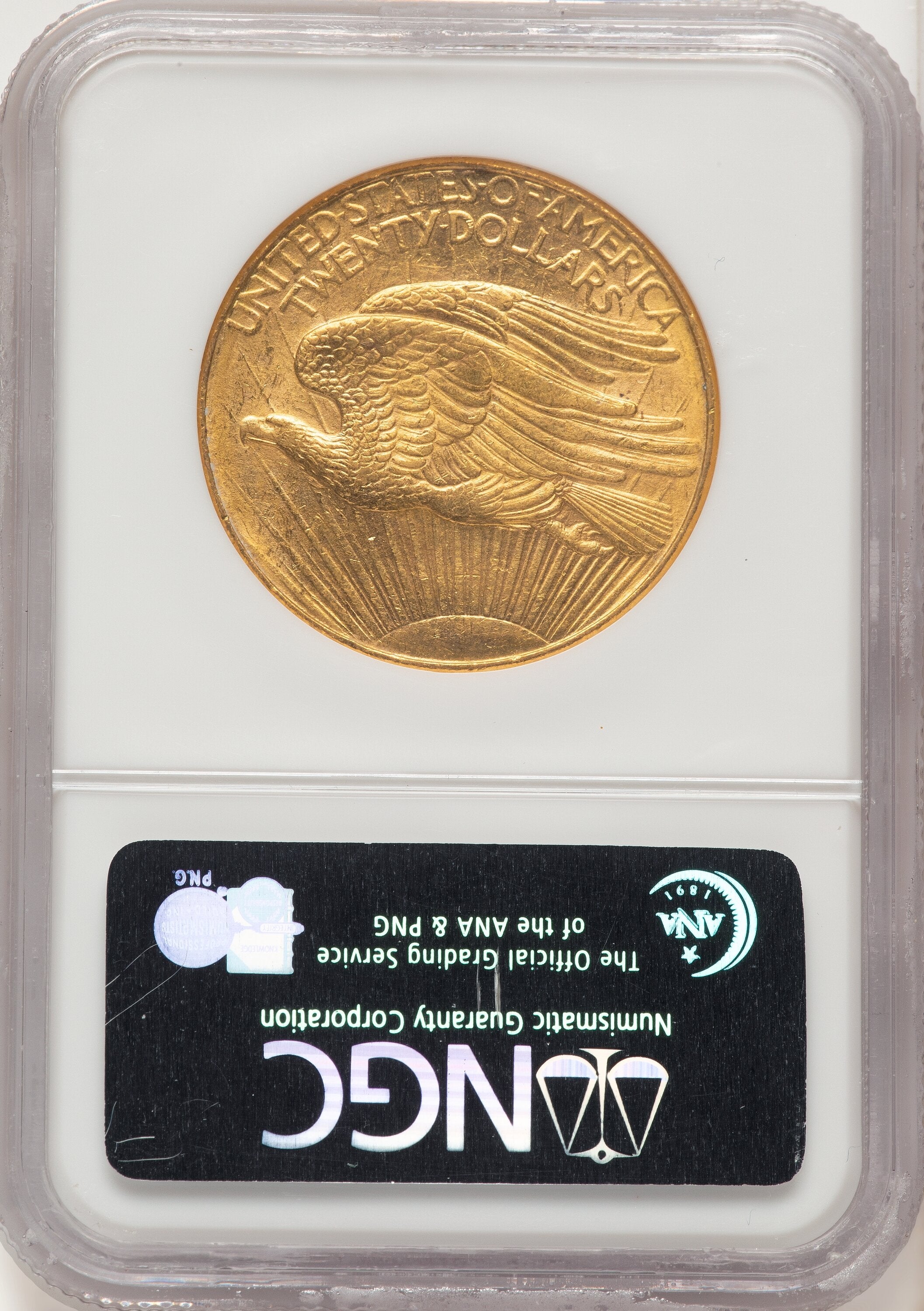 1908-D $20 NO MOTTO Saint-Gaudens Double Eagle NGC MS61 | LCR Coin