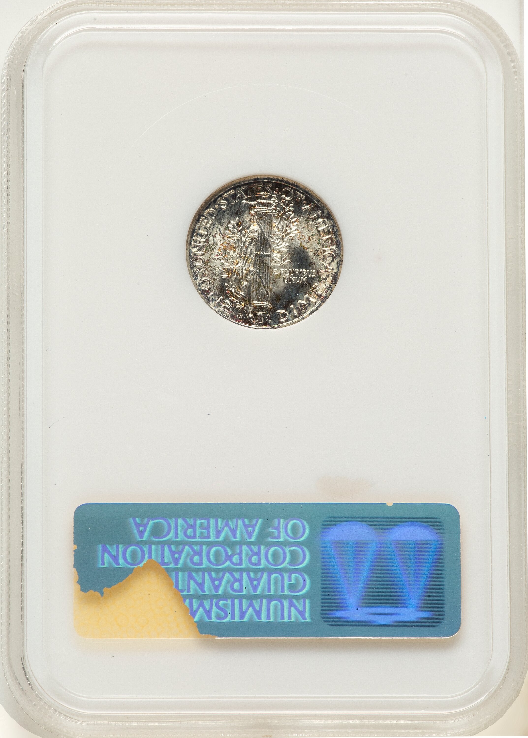 1939-S 10C CAC Mercury Dime NGC MS66