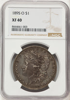 1895-O Morgan Dollar NGC XF40