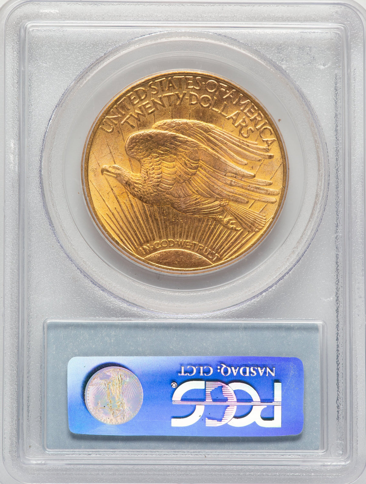1910-S $20 Blue Label Saint-Gaudens Double Eagle PCGS MS65
