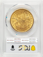 1874-CC $20 Liberty Double Eagle PCGS MS60