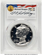 2018-W Palladium Eagle 1 oz Reagan Legacy Series Michael Reagan PCGS PR70