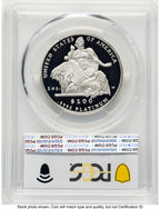 2004-W Proof Platinum Eagle 1 oz Blue Gradient PCGS PR70